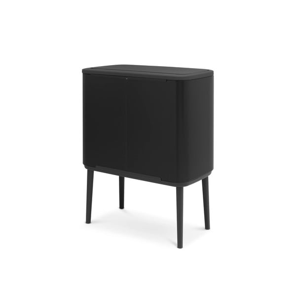 Coș de gunoi negru mat de reciclat/cu senzori de atingere din oțel 34 l Bo Touch Bin – Brabantia-image-4