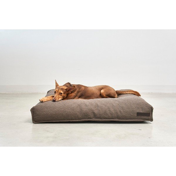 Saltea maro pentru câini din material bouclé 120x90 cm Mondo Chocolate L – MiaCara-image-1