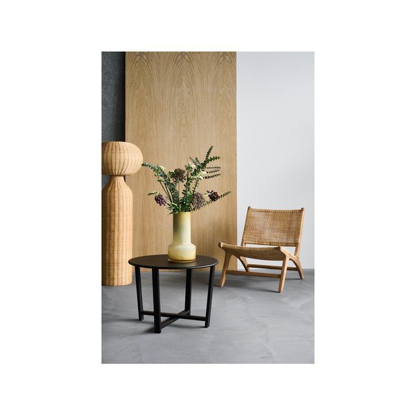 Lampadar în culoare naturală cu abajur din ratan (înălțime 130 cm) Vinka – Villa Collection-image-2