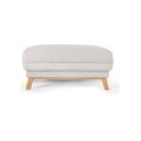 Taburet bej cu tapițerie din catifea reiată Tori – Bonami Selection