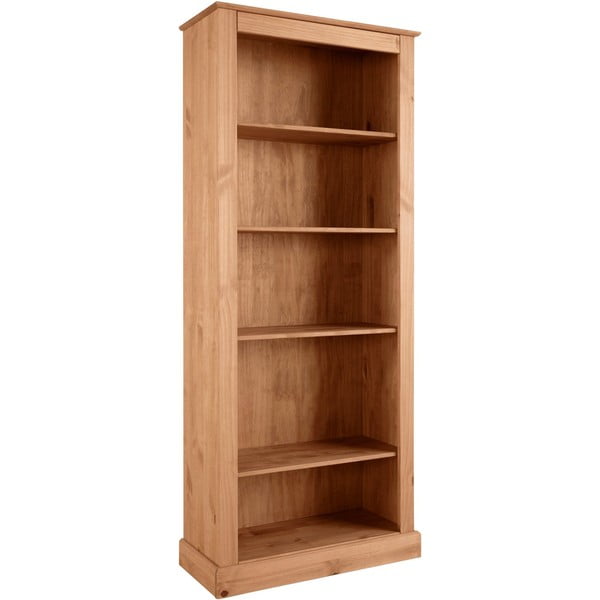 Bibliotecă în culoare naturală din lemn de pin 181x31 cm Mille – Støraa-image-1