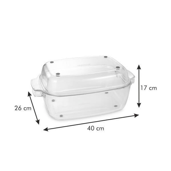 Tavă de copt din sticlă 26x40 cm GrandChef – Tescoma-image-2