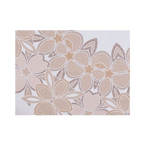 Prosop plajă din bumbac Flora, ⌀ 150 cm-image-2