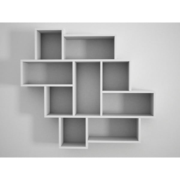 Etajeră de perete Parola, alb-image-2