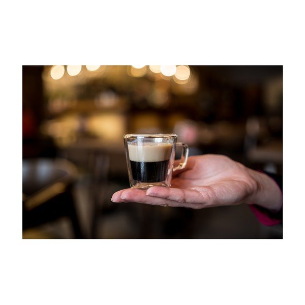 Căni 2 buc. pentru espresso/cu perete dublu din sticlă 80 ml Diva – Vialli Design-image-3