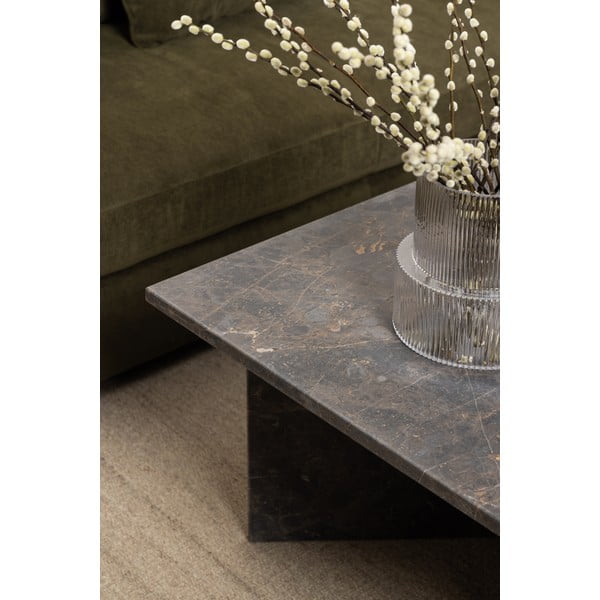 Măsuță de cafea neagră din marmură 70x140 cm Vega – Actona-image-1