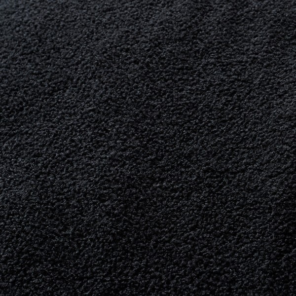 Lenjerie de pat neagră din material bouclé pentru pat dublu/extinsă 230x220 cm Cosy Boucle – Catherine Lansfield-image-3