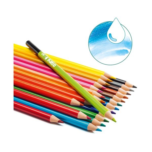 Set 24 creioane colorate Djeco-image-1