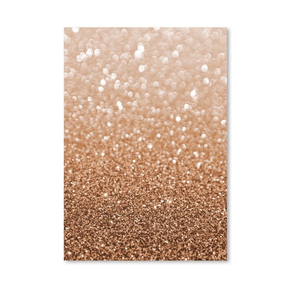 Poster Americanflat Copper Shiny Texture, 30 x 42 cm