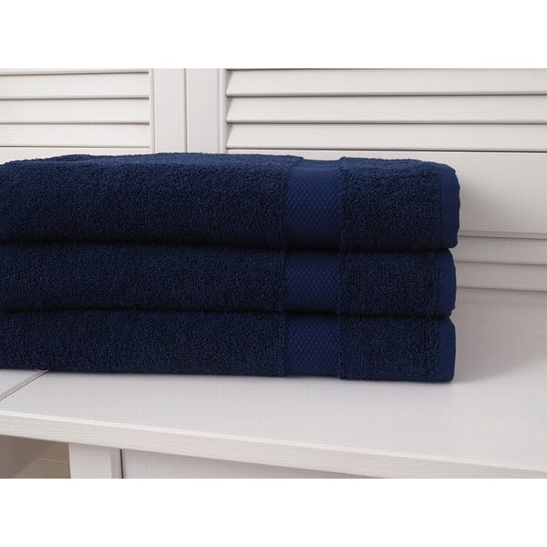 Prosop albastru închis din frotir 70x140 cm Adria – B.E.S.-image-1