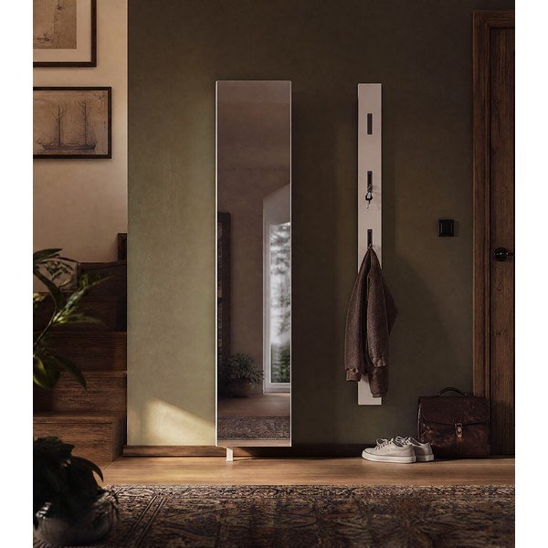 Dulap pentru hol alb 50x195x18 cm Rotary – Germania-image-3
