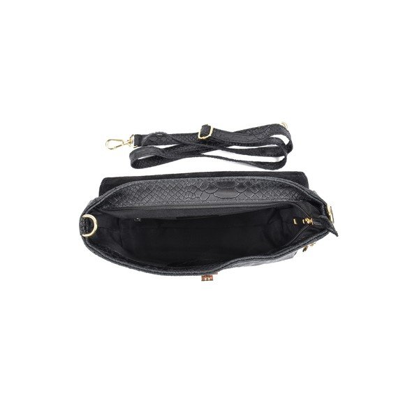 Geantă din piele Roberta M Misinato, negru-image-2