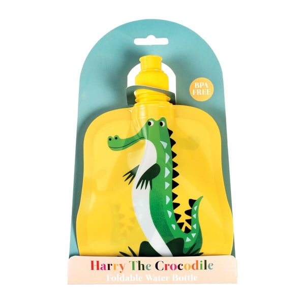 Sticlă pliabilă pentru apă Rex London Harry the Crocodile