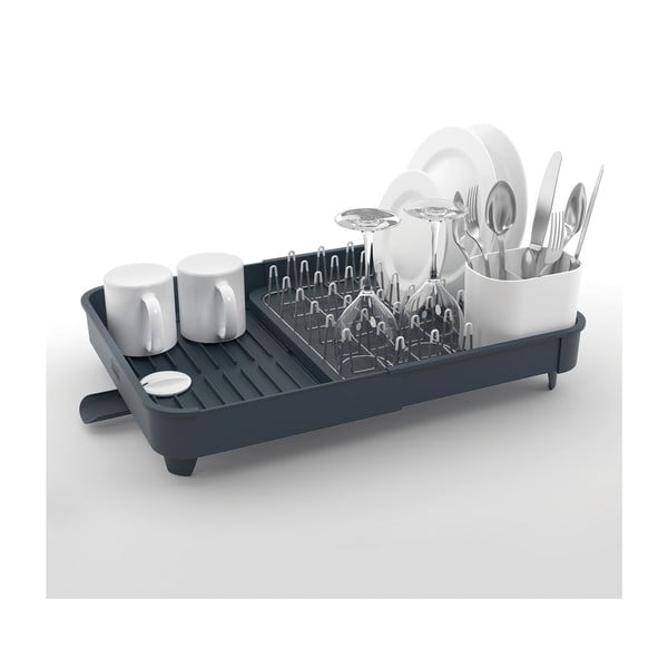 Suport ajustabil pentru scurs vase Joseph Joseph Extend, gri-image-2