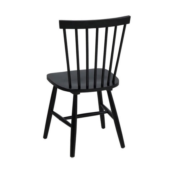 Set 2 scaune Actona Riano Dining Set, negru-image-1