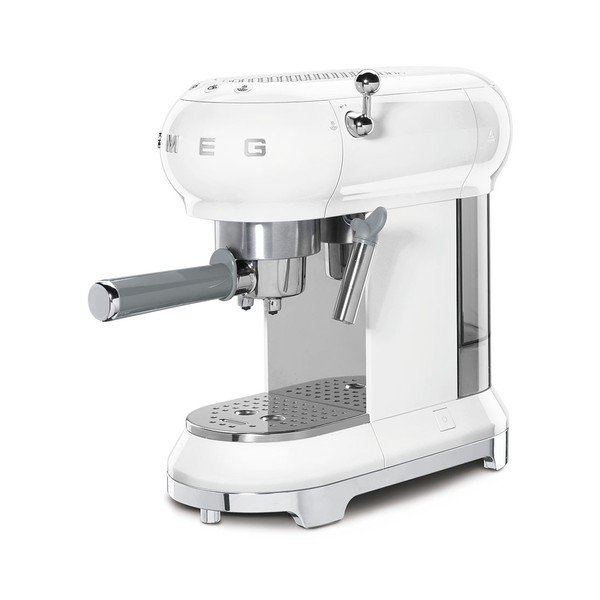 Aparat de cafea alb Retro Style – SMEG
