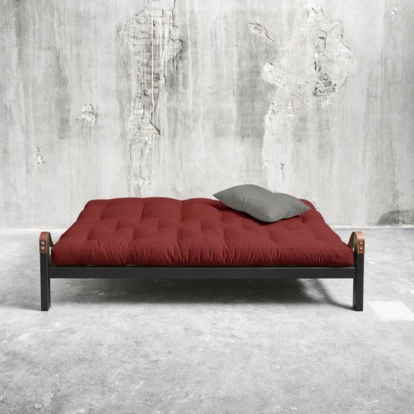 Canapea extensibilă Karup Poetry Black/Passion Red/Granite Grey-image-1