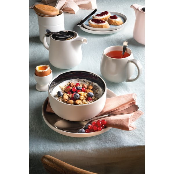 Cană din porțelan albă cu interior roz Maxwell & Williams Tint, 440 ml-image-4