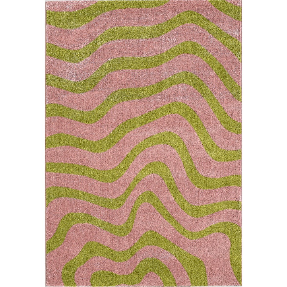 Covor verde/roz 160x230 cm Aurora – ESTE