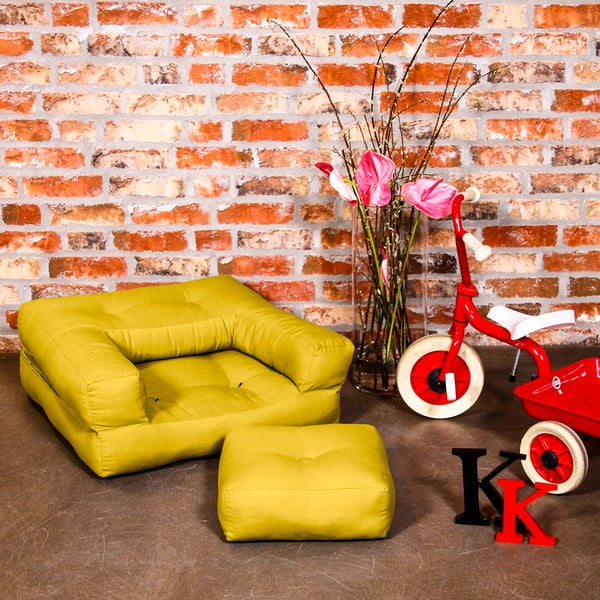 Fotoliu pentru copii Karup Baby Cube Amarillo-image-1