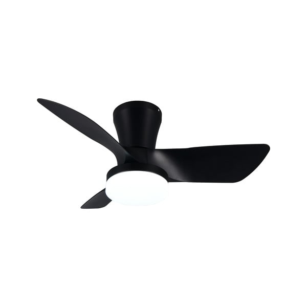 Plafonieră neagră LED Randers – Trio-image-1