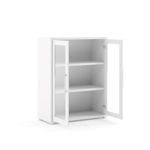 Bibliotecă modulară albă 89x113 cm Prima – Tvilum-image-1