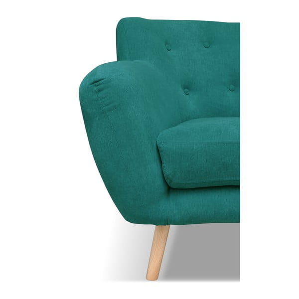 Canapea Cosmopolitan design London, 162 cm, verde albastru-image-3