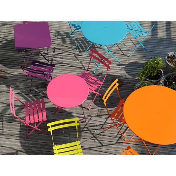 Set 2 scaune pliante Fermob Bistro, maro-image-4