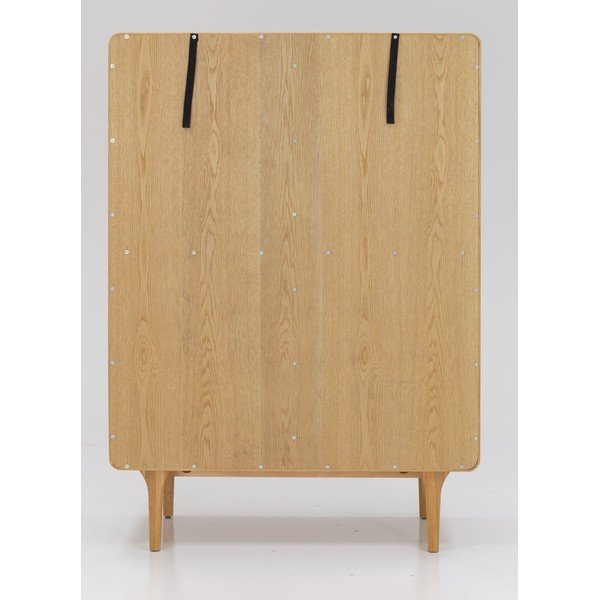 Dulap în culoare naturală cu aspect de lemn de stejar 100x140 cm Nice – Tenzo-image-4
