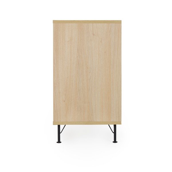 Comodă Tenzo Flow, lungime 217 cm, negru-image-4