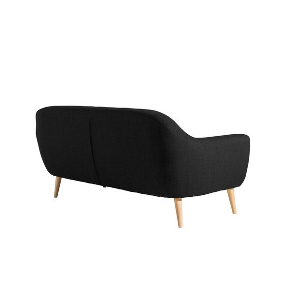 Canapea cu 3 locuri Max Winzer Kelly, negru-image-3