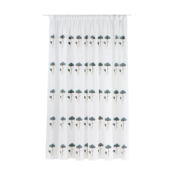 Perdea albă/albastră 140x260 cm Elba – Mendola Fabrics