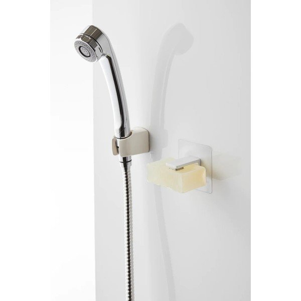 Săpunieră magnetică albă autoadezivă din plastic Film Hook – YAMAZAKI-image-3