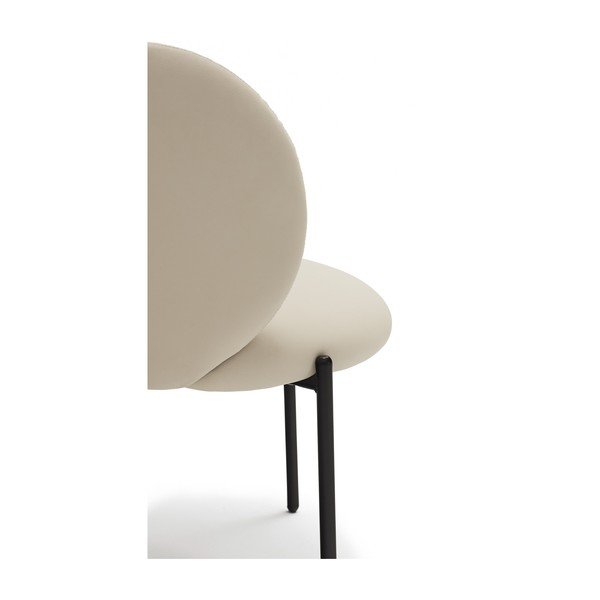 Fotoliu din imitație de piele alb Mogi - Teulat-image-4