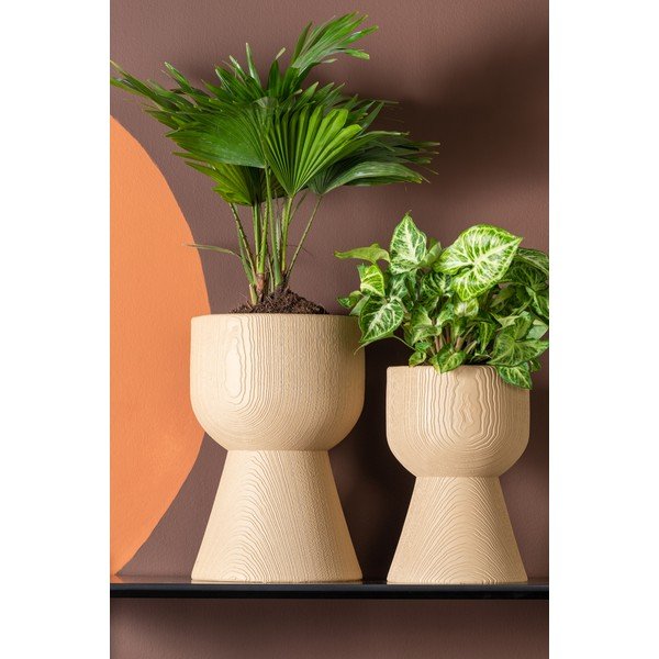Ghiveci de flori PT LIVING Tam Tam, ø 21 cm, bej-image-1