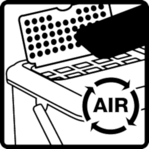 Filtre de carbon de rezervă pentru containerul de deșeuri compostabile în set de 3 buc. - Rotho-image-3