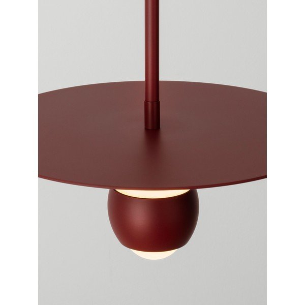 Lustră roșie LED din aluminiu ø 30 cm Edem – Nova Luce-image-2