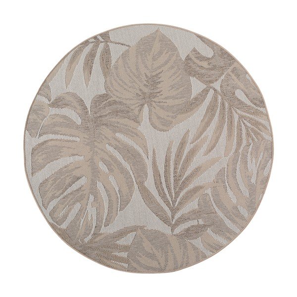 Covor pentru exterior și interior bej rotund ø 120 cm Desert 1302 – Ayyildiz Carpets