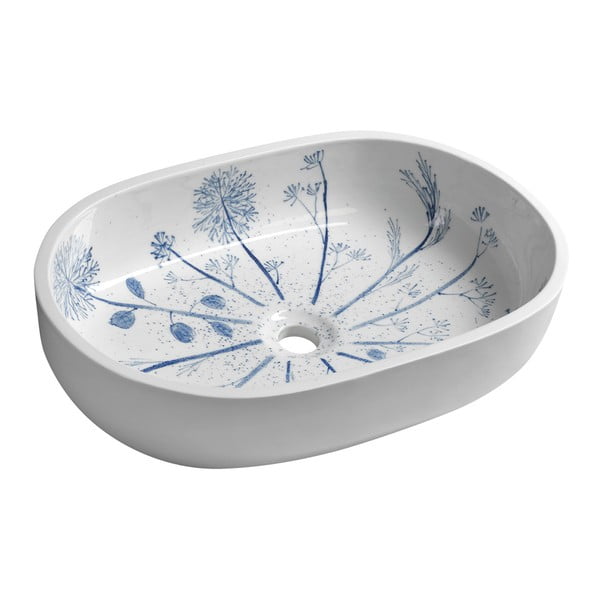 Chiuvetă albă din ceramică 60x40 cm Priori – Sapho