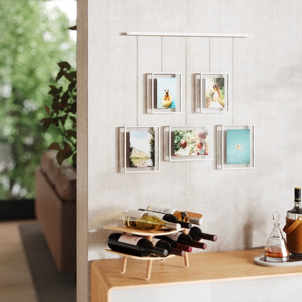 Rame albe de agățat din metal  5 buc. 66x69 cm Exhibit – Umbra-image-2