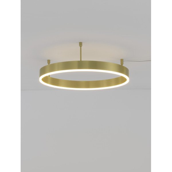 Plafonieră alămie LED cu intensitate reglabilă din aluminiu Motif – Nova Luce-image-2