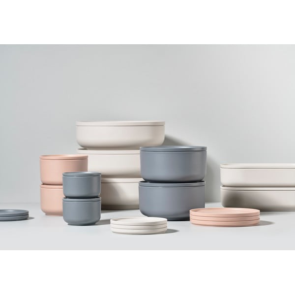 Bol servire cu capac Zone Peili, 500 ml, gri-image-3