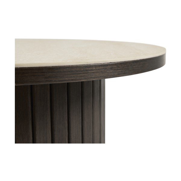 Măsuță auxiliară rotundă cu blat ceramic ø 50 cm Enna – Unique Furniture-image-2