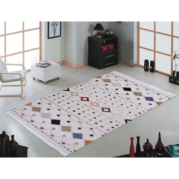 Covor bej cu amestec de bumbac Vitaus Milas, 200 x 290 cm-image-2