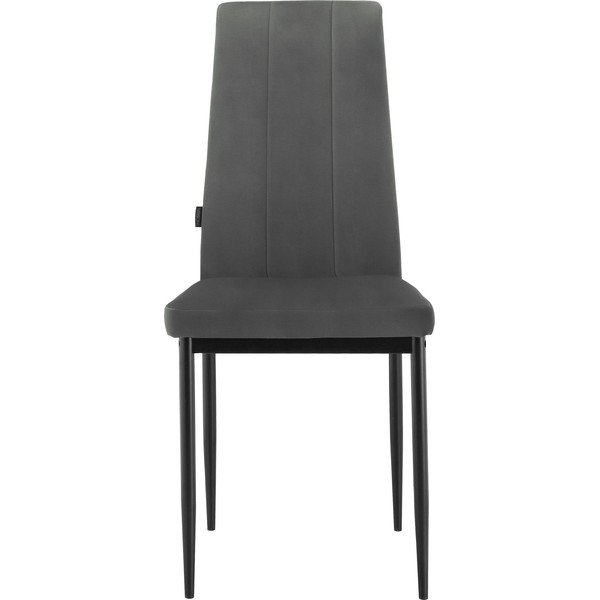 Scaun de dining negru din imitație de piele Kelly – Støraa-image-1