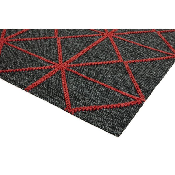 Covor Asiatic Carpets Prism, 160 x 230 cm,negru-roșu-image-4