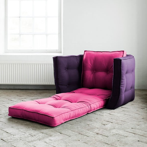 Fotoliu extensibil Karup Dice Pink/Purple-image-1
