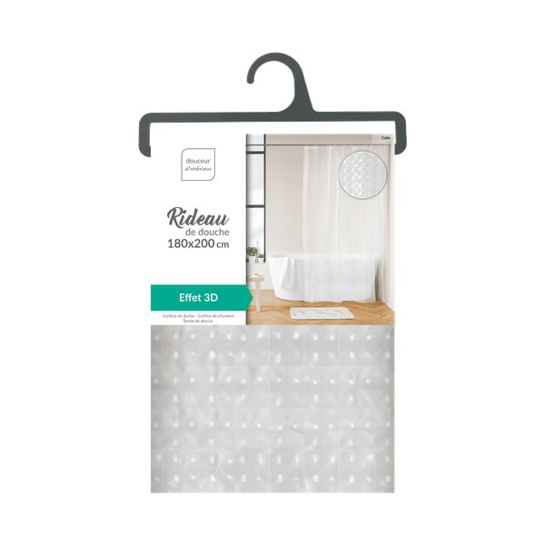 Perdea de duș 180x200 cm Cube – douceur d'intérieur-image-3