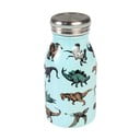 Sticlă pentru copii albastru-deschis din oțel inoxidabil 250 ml Prehistoric Land – Rex London