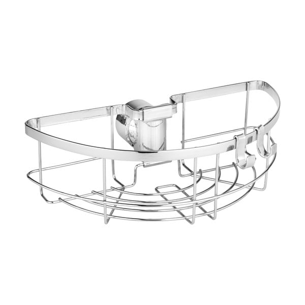 Raft pentru baie argintiu autoadeziv din oțel inoxidabil Floresta – Wenko-image-2